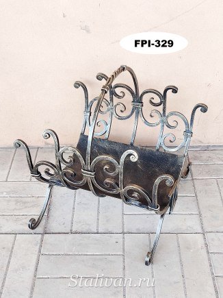 Дровница с ковкой FPI-329 - фото 1