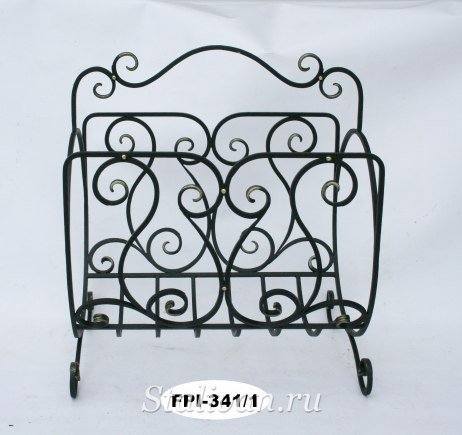 Ажурная кованая дровница FPI-341 - фото 3
