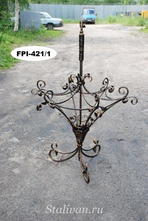 Кованая корзина для зонтов FPI-421 - фото 3