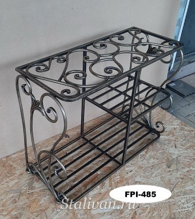 Банкетка кованая FPI-485 - фото 1