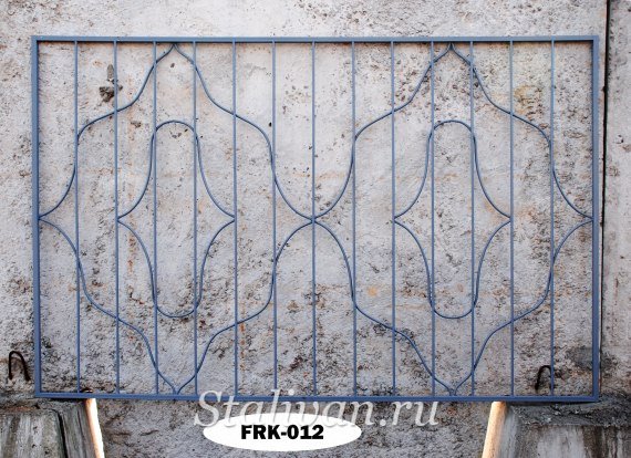 Кованая решетка FRK-012 - фото 1