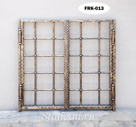 Кованая решетка FRK-013 - фото 1