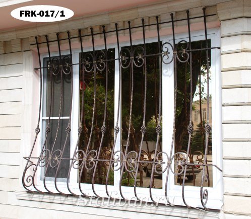 Кованая решетка FRK-017 - фото 1