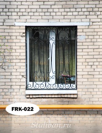 Кованая решетка FRK-022 - фото 1