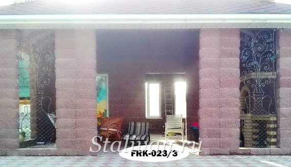 Кованая решетка FRK-023 - фото 3