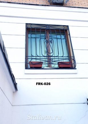 Кованая решетка FRK-026 - фото 1