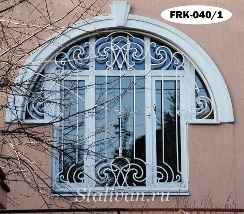 Кованая решетка FRK-040 - фото 1