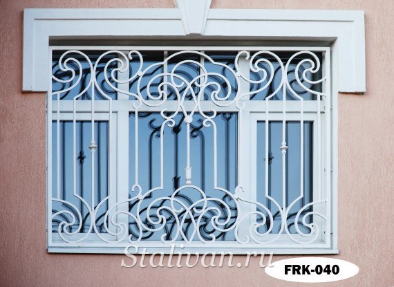 Кованая решетка FRK-040 - фото 3