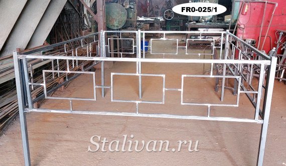 Оградка сварная для могилы FRO-025 - фото 1