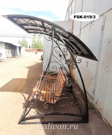 Кованые качели FSK-019 - фото 4