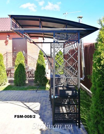 Мангал с художественной ковкой FSM-008 - фото 2