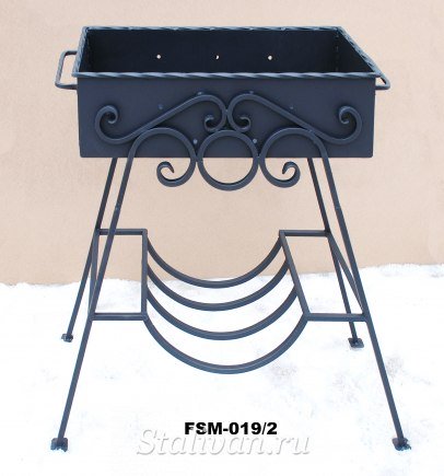 Мангал с художественной ковкой FSM-019 - фото 2