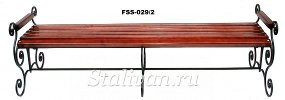 Кованая лавка FSS-029 - фото 2