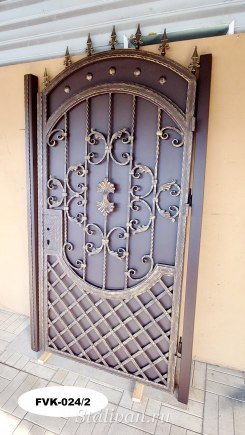 Калитка с художественной ковкой FVK-024 - фото 3