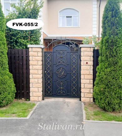 Калитка с ковкой FVK-055 - фото 4