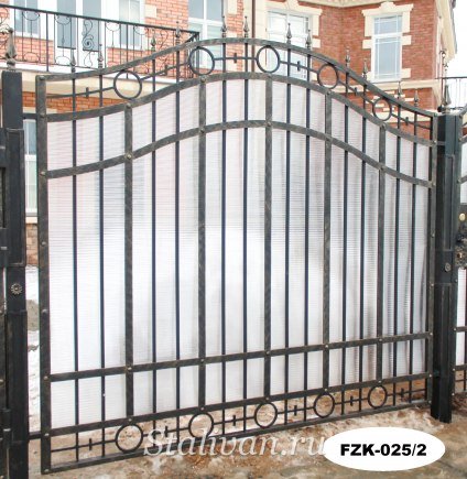 Забор с художественной ковкой FZK-025 - фото 3