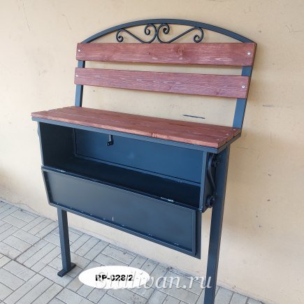 Скамейка с художественной ковкой RP-028 - фото 2