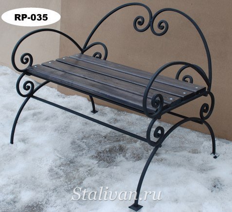 Скамейка кованая RP-035 - фото 2