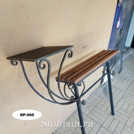 Скамейка со столом для кладбища RP-060 - фото 1